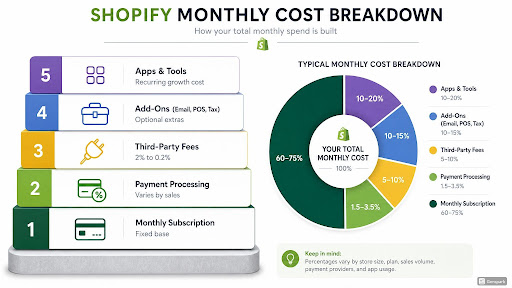 Shopify Monthly Cost Breakdown